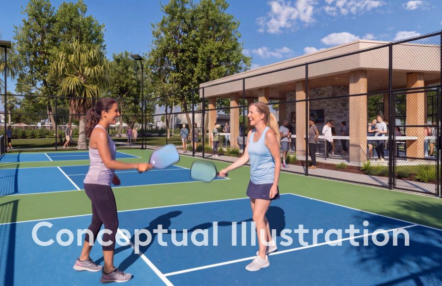 Pickleball Courts & Pavilion