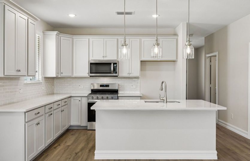 Abundant cabinet space available