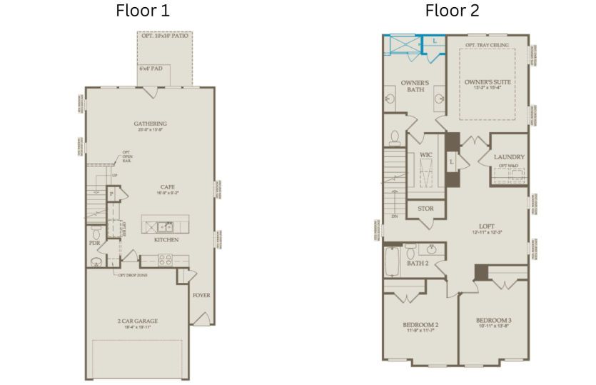 Floor Plan Level 1 & Level 2