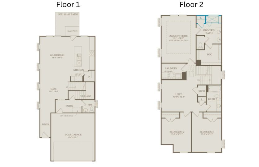 Floor Plan Level 1 & Level 2