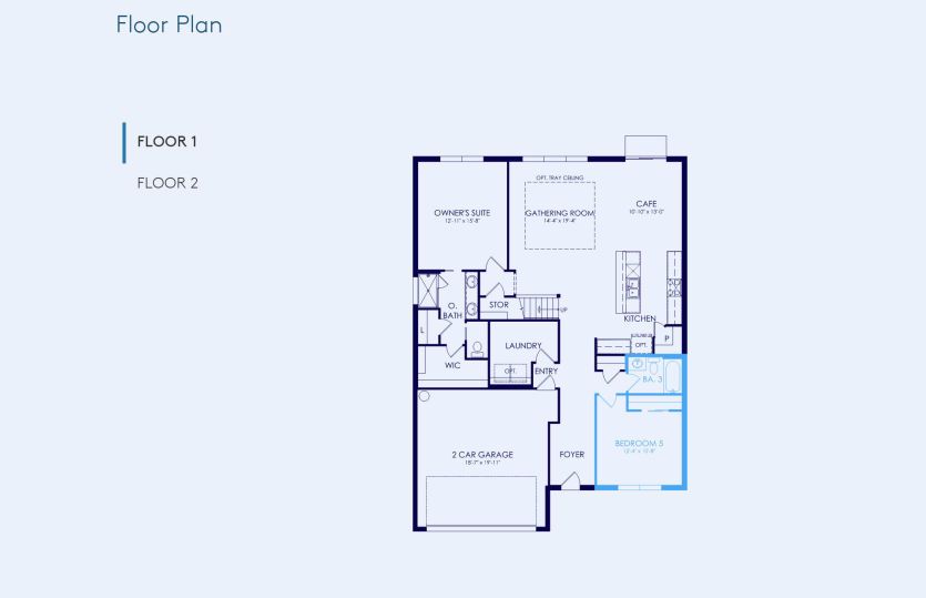 Winthrop Floor Plan, Quick Move-In Home, Floor 1