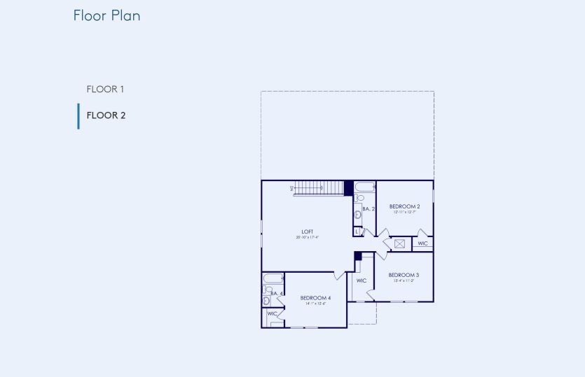 Winthrop Floor Plan, Quick Move-In Home, Floor 2