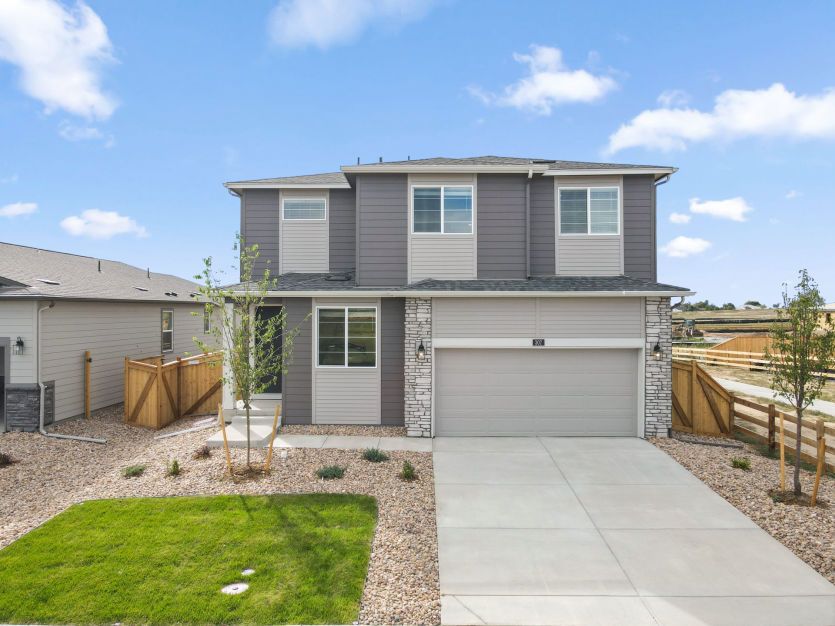 Front Exterior with 2-Car Garage