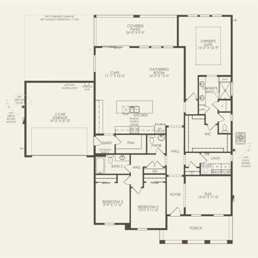 First Floor 3 br / 2.5 ba