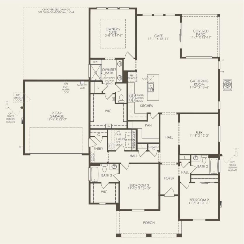 First Floor 3 br / 3 ba