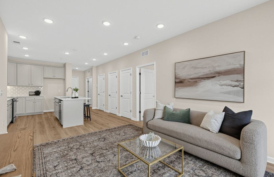 Open concept floor plans