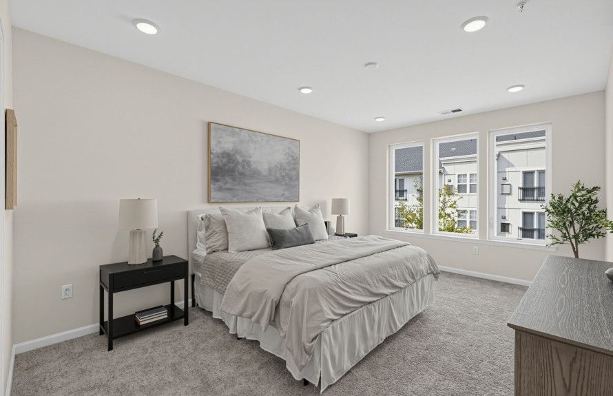 Spacious bedroom