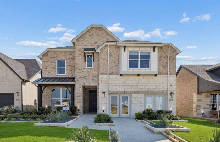 The Rainier, a two-story new home design with two-car garage
