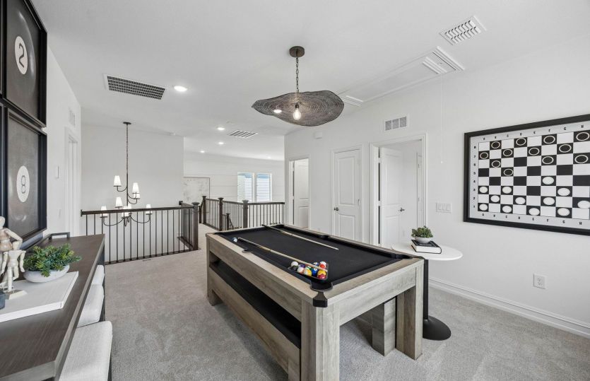 Loft on second level