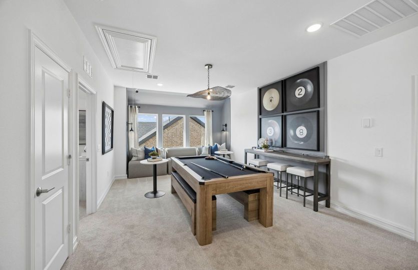 Loft on second level