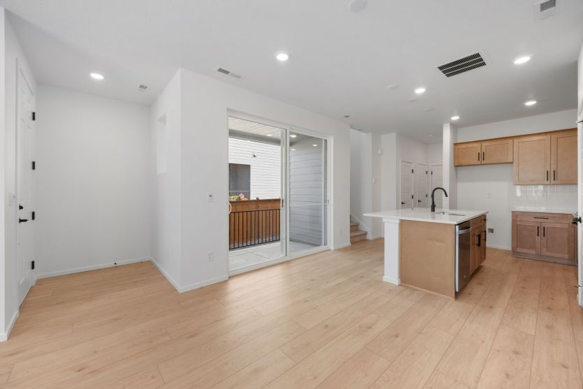 Dining Area and Kitchen