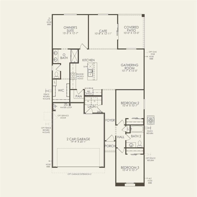 First Floor 3 br / 2 ba