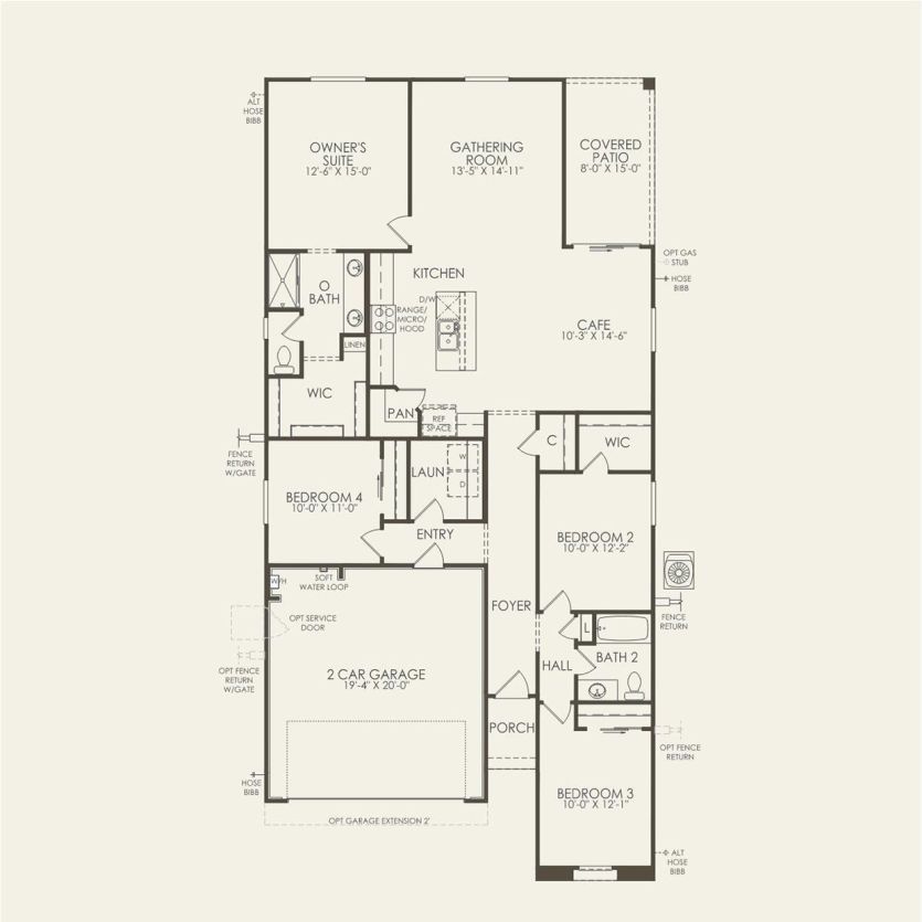 First Floor 4 br / 2 ba