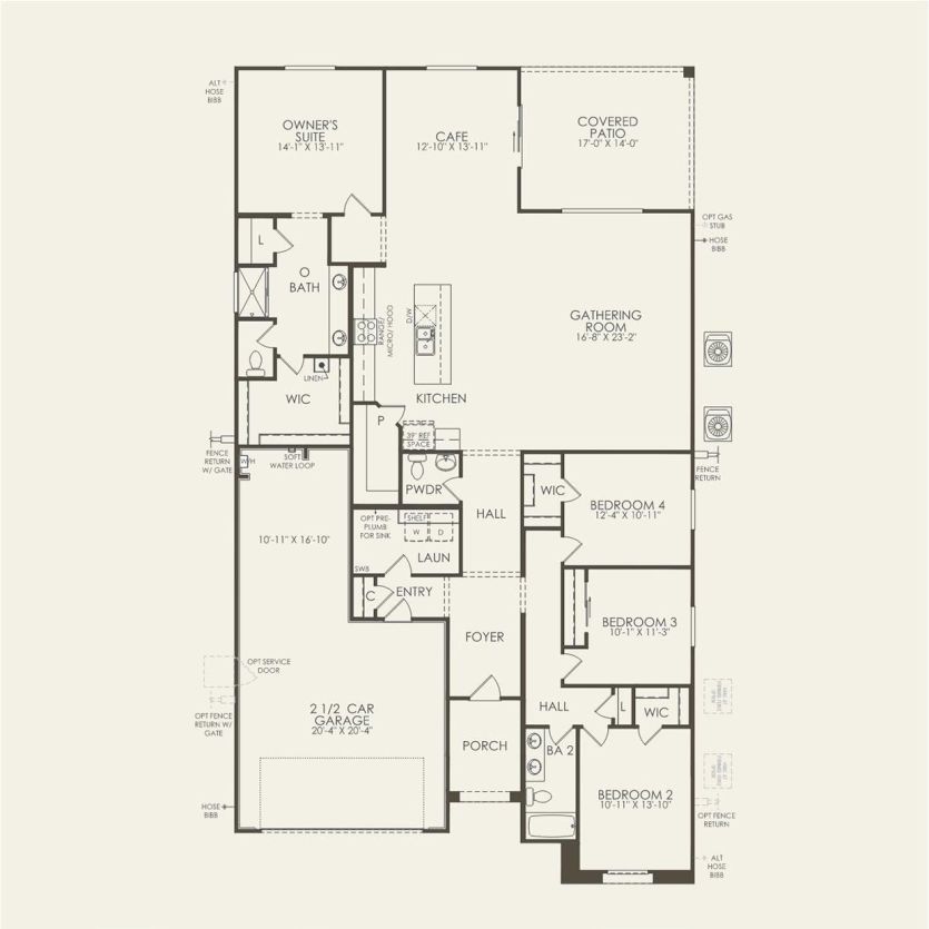 First Floor 4 br / 2.5 ba