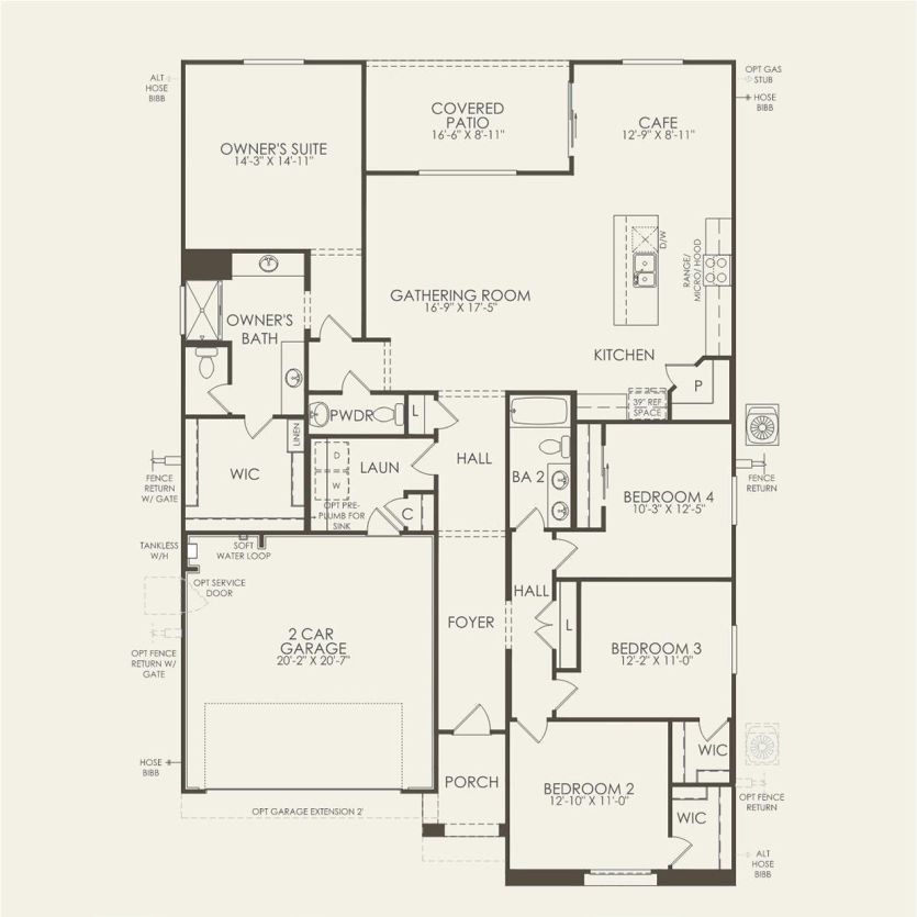 First Floor 4 br / 2.5 ba