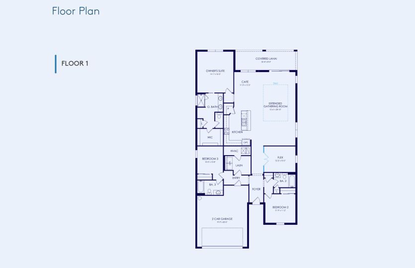 Medina Floor Plan, Quick Move-In Home, Floor 1