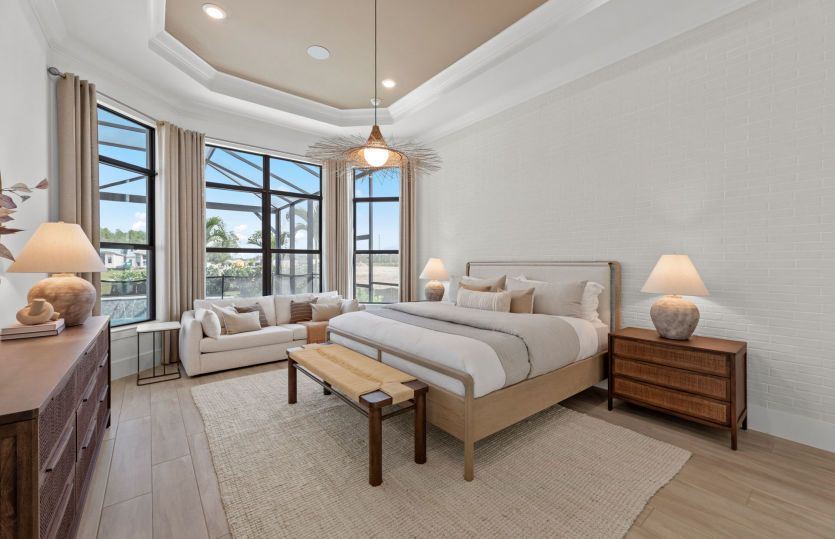 Enjoy a quiet retreat in this ideal owner's suite