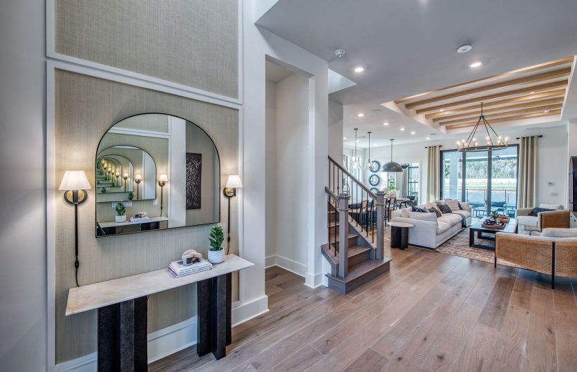 Inviting foyer