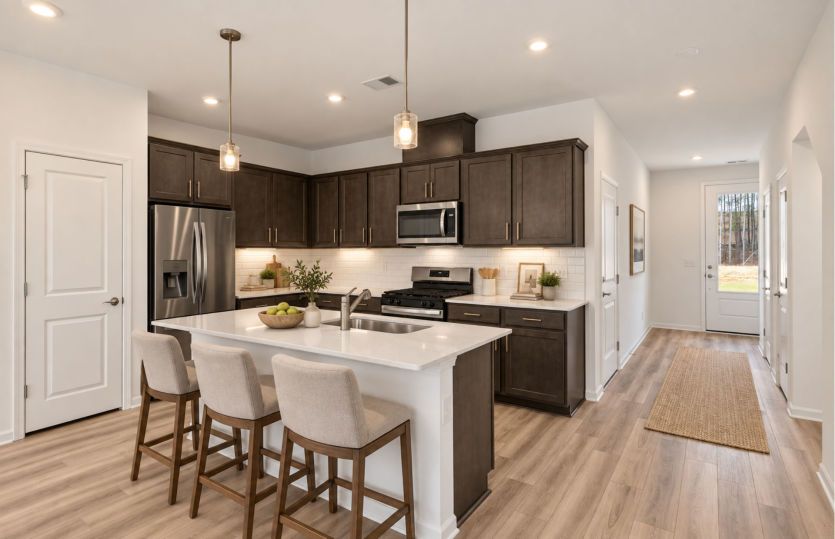 Kitchen (virtually staged)