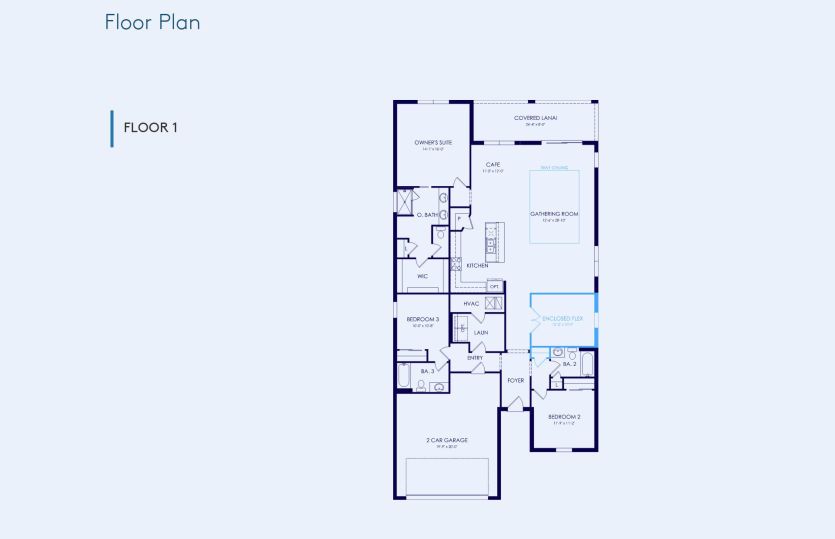 Medina Floor Plan, Quick Move-In Home, Floor 1