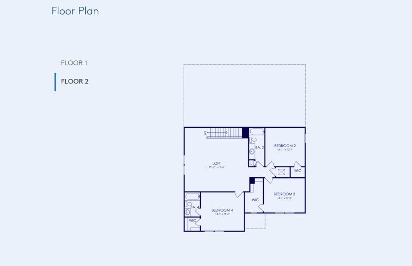 Winthrop Floor Plan, Quick Move-In Home, Floor 2