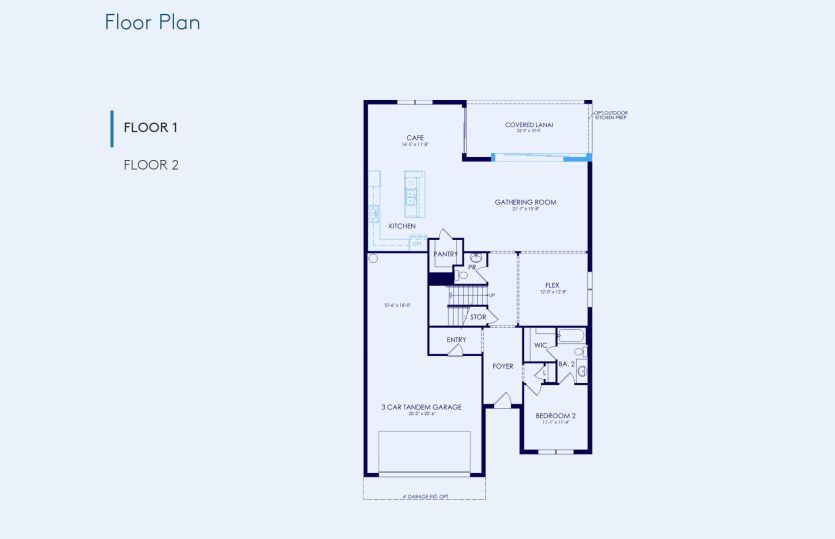 Yorkshire Floor Plan, Quick Move-In Home, Floor 1