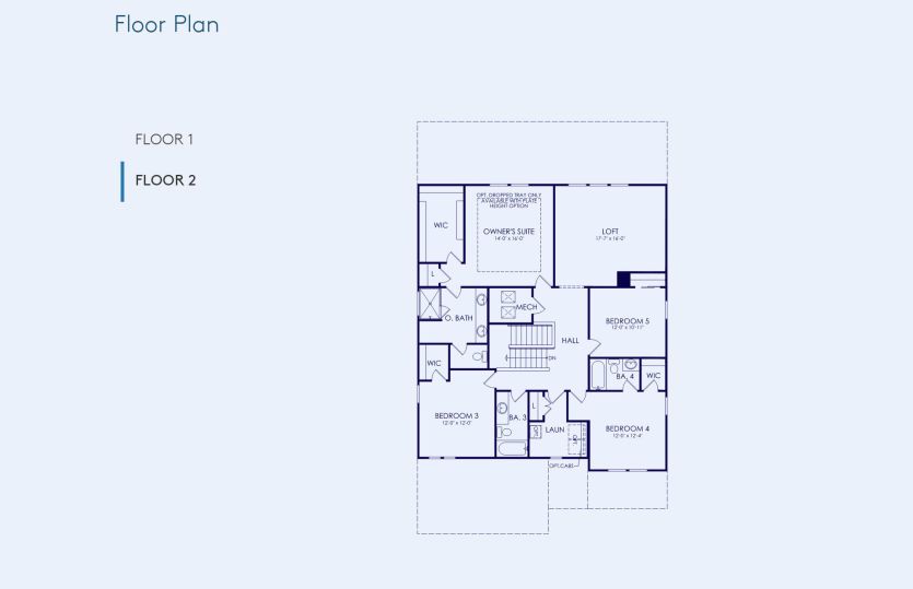 Yorkshire Floor Plan, Quick Move-In Home, Floor 2