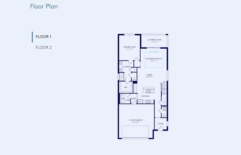 Sonora Floor Plan, Quick Move-In Home, Floor 1