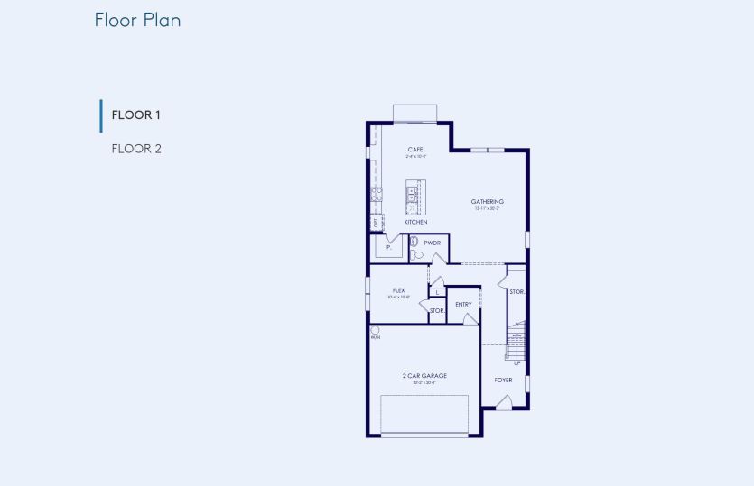 Pinecrest Floor Plan, Quick Move-In Home, Floor 1