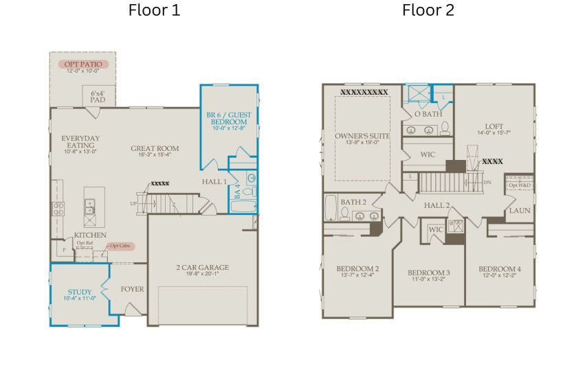 Floor Plan Level 1 & Level 2