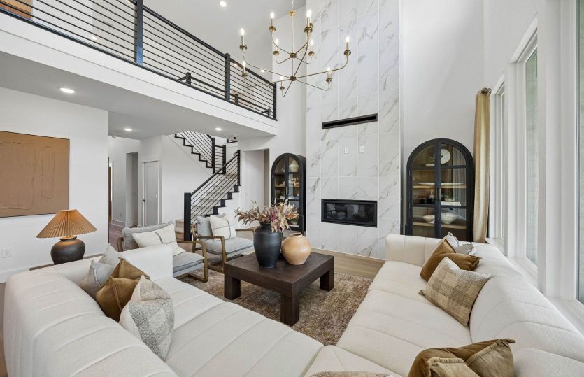 Optional fireplace in living room