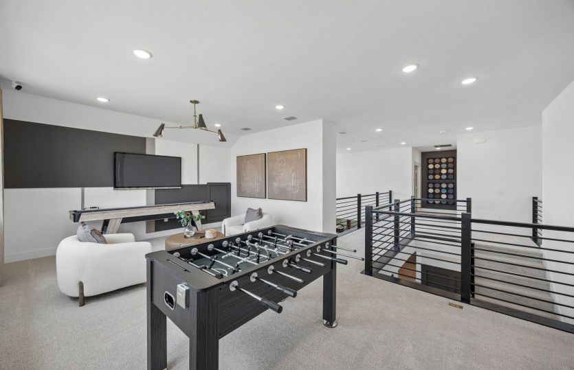 Spacious loft on second level