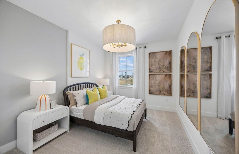 Spacious secondary bedroom