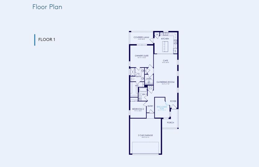 Candlewood Floor Plan, Quick Move-In Home, Floor 1