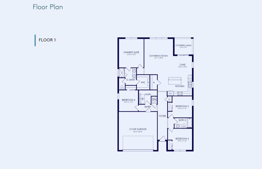 Heston Floor Plan, Quick Move-In Home, Floor 1