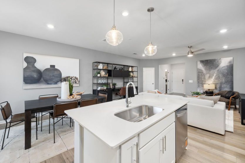 Bright and Airy Open Concept Living