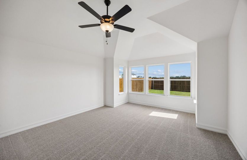 Large windows in primary bedroom
