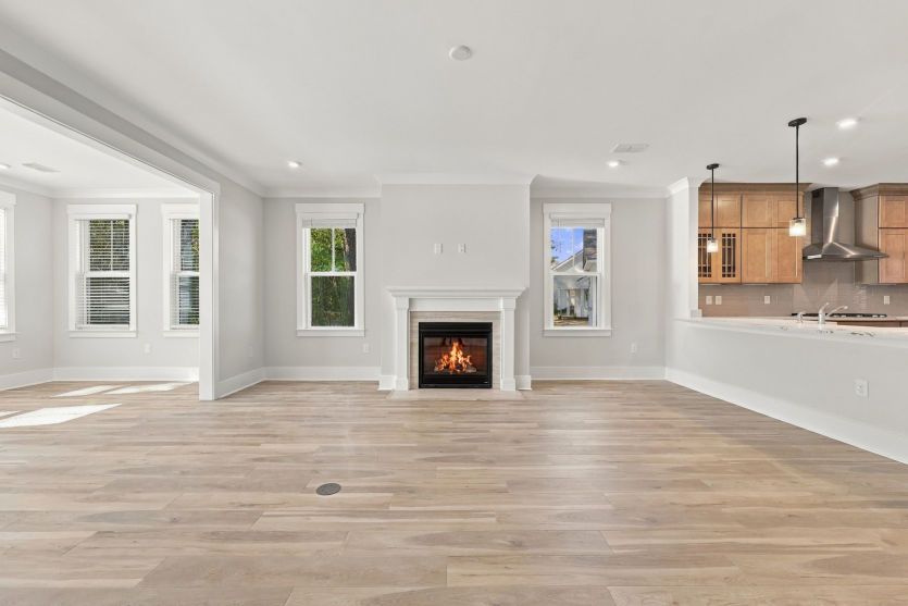 Enjoy Open Concept Gathering Area