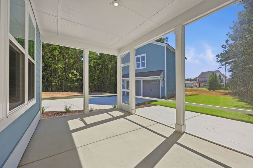 Relax and unwind in your screened-in lanai