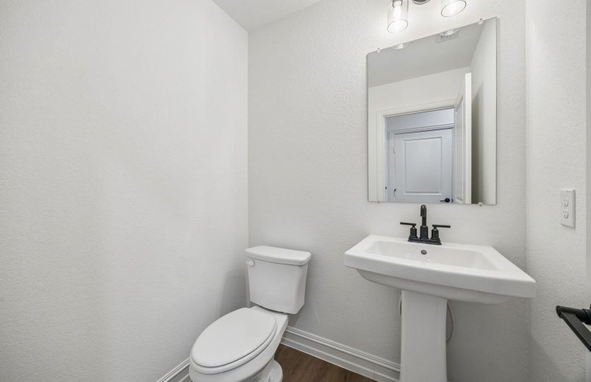 Powder bath on first floor