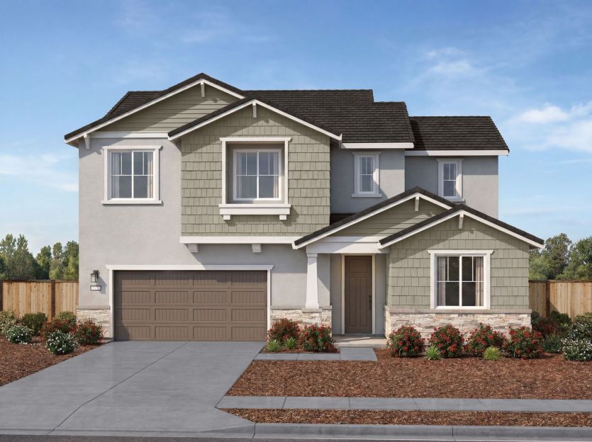 Two-story new construction homes