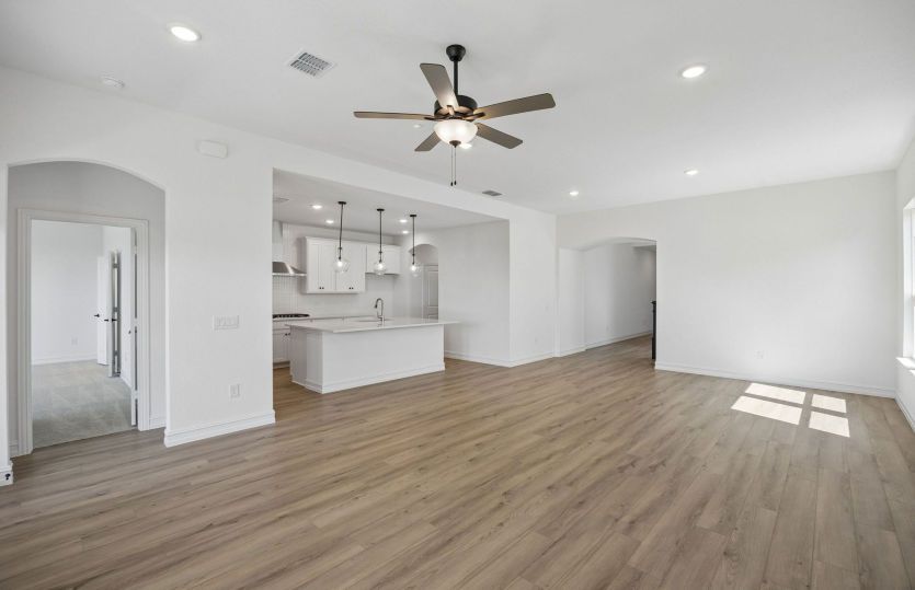 Open concept floorplan