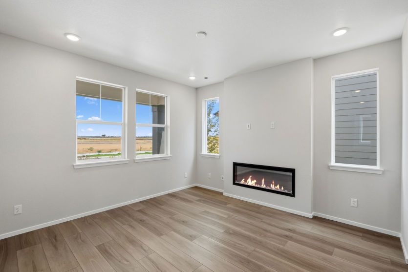 Fireplace in Gathering Room