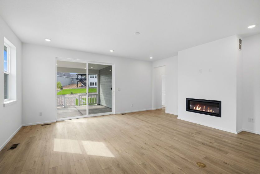 Gathering Room with Fireplace