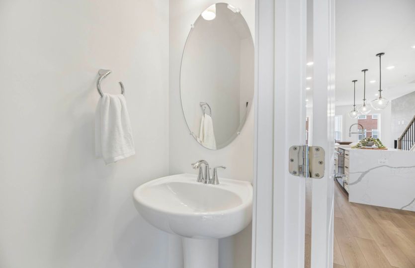 Powder Room - Actual Home