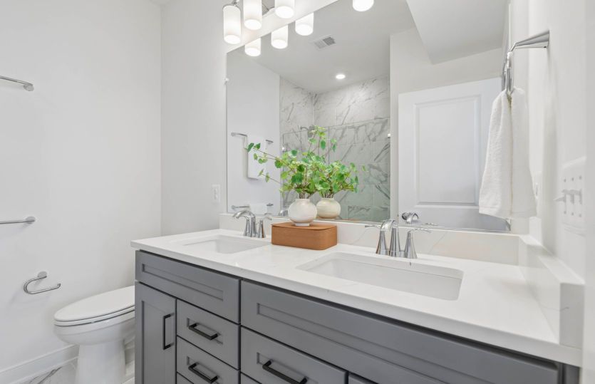 Owner's Bath with Dual Basin Vanity - Actual Home