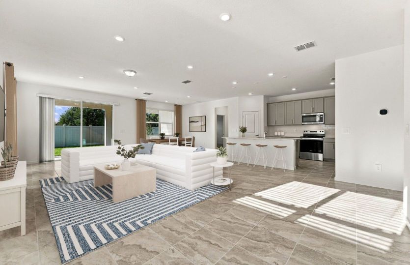 Virtually Staged -Open Gathering Room