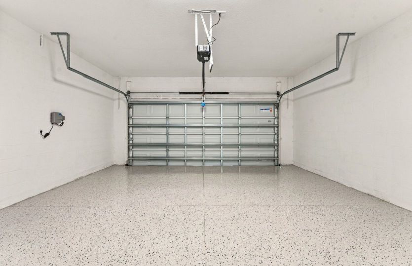 2 Car Garage w/Epoxy Flooring