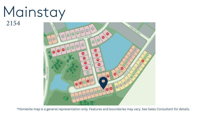 Mainstay Homesite Map
