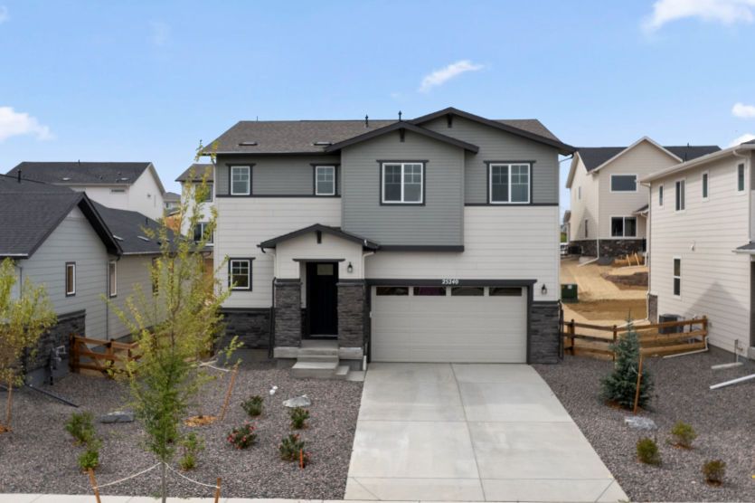 Front Exterior with 2-Car Garage